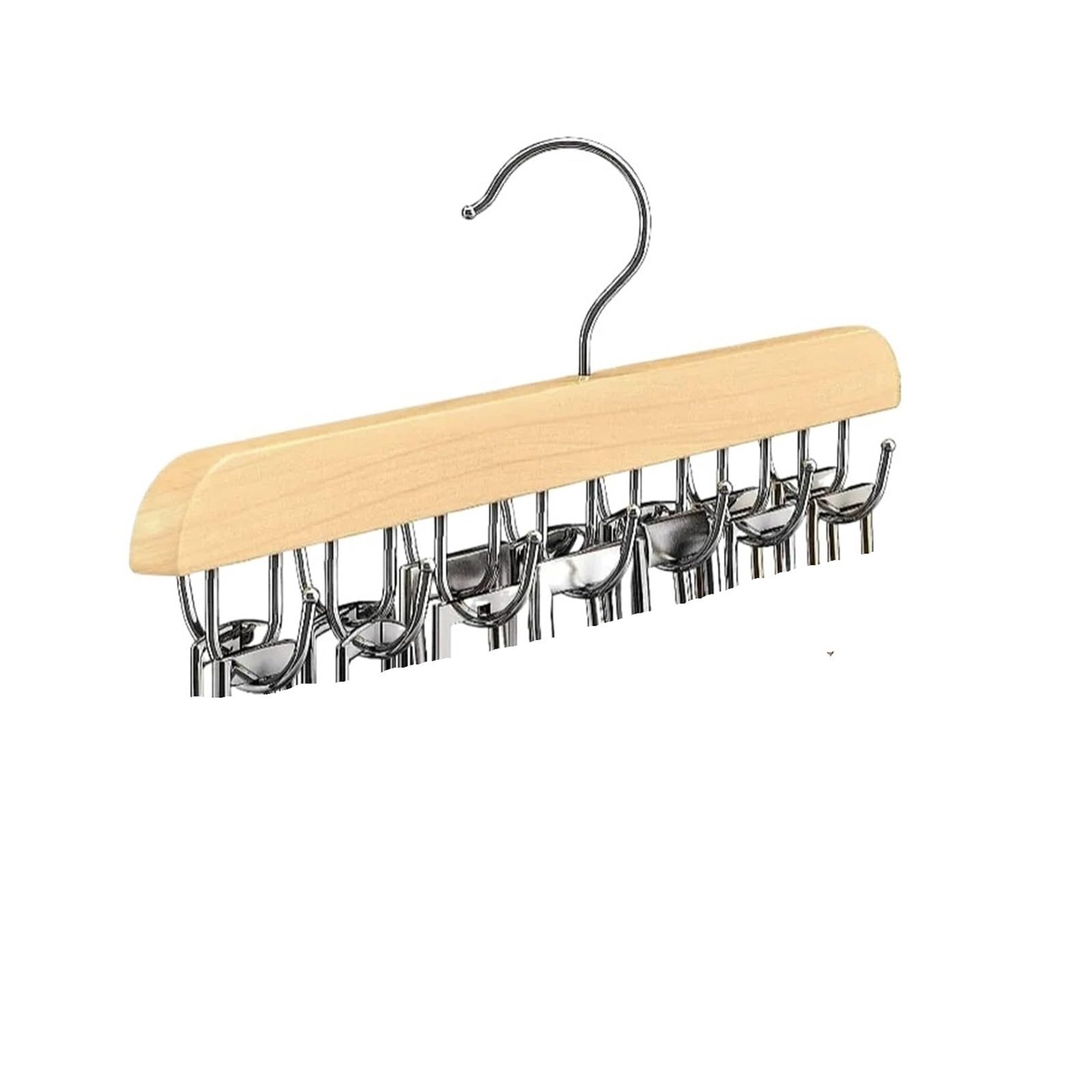 Belt Rack Storage Hangers for Clothes Case Home Wardrobe Accessories(1PCS Wooden)
