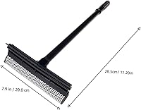 Vista 6 de ULTECHNOVO Limpiaparabrisas de vidrio de doble cara, herramienta de limpieza de ventana de mango largo, limpiador de vidrio desmontable