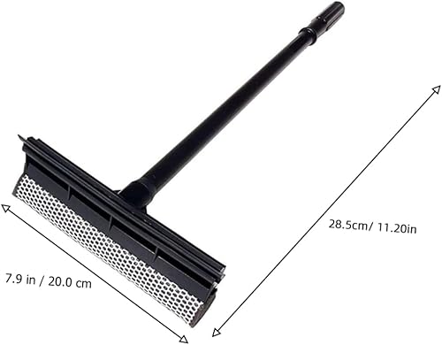 Miniatura 6 de Limpiaparabrisas de vidrio de doble cara, herramienta de limpieza de ventana de mango largo, limpiador de vidrio desmontable en forma de T,