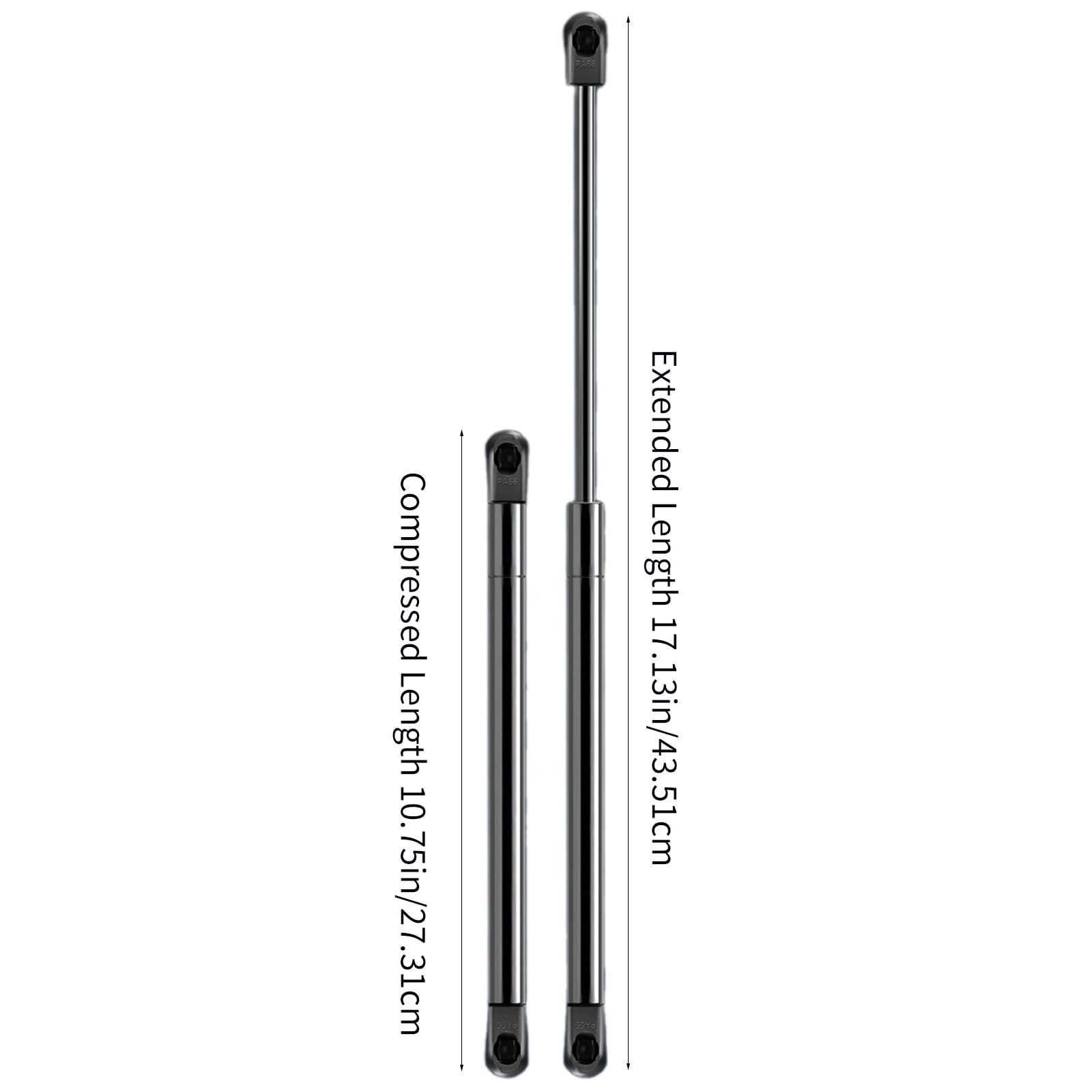 C16-08941 16" 40,6 cm/125N puntoni ascensore di scosse per camion Camper Shell Shock Truck Tailgates Assist Shock