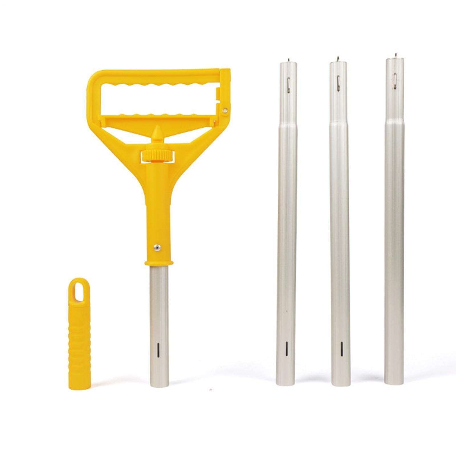 Mopa con Cordones Paño de Barrido Desmontable de 4 Secciones | Fregona para Suelos de Madera para polvo madera parquet hogar baño cocina salón dormitorio y