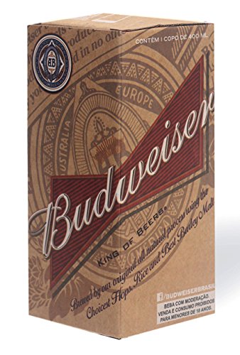 Budweiser Copo para Cerveja Ambev Transparente 400Ml