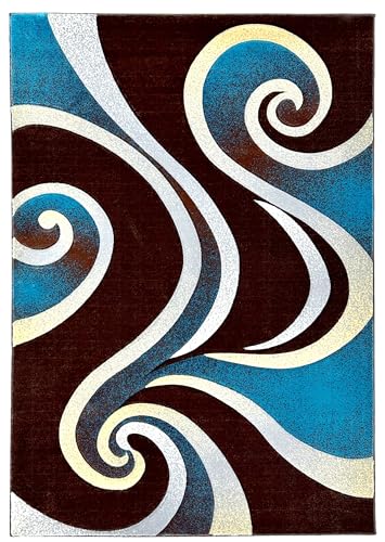 Tapete Abstracto 2x3 Pequeño Moderno Colorido miniatura 3