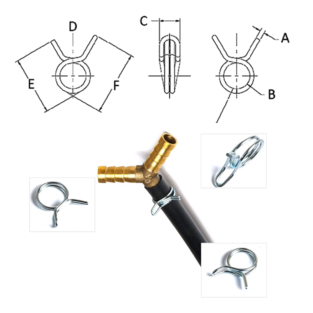 20 Fascette Metalliche Stringitubo Inox 304 | 6-12 Mm | Per Tubi Acqua, Gas E Piscina - Foto 4