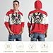 KAOEOSI Austrian Coat of Arms Eagle Flag Hoodie for Men Women Long Sleeve Pullover Sweatshirt with Pocket S