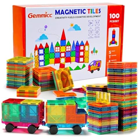 Magnetic Tiles Building Blocks for Kids Cover