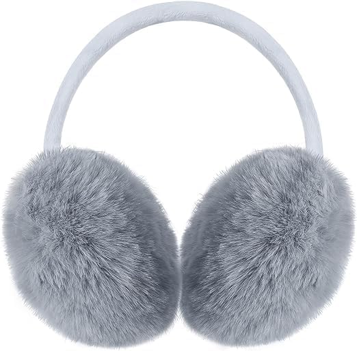 Orejeras de invierno ajustables y esponjosas, suaves, unisex, calentador de oídos, lindos calentadores de orejas de invierno, diadema esponjosa, protector de oídos al aire libre para adultos, niñas,