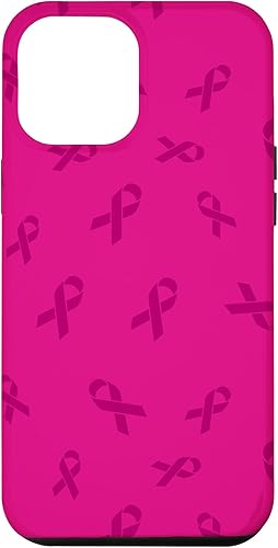 Funda rosa para iPhone 12 Pro Max para concientización sobre el cáncer de mama