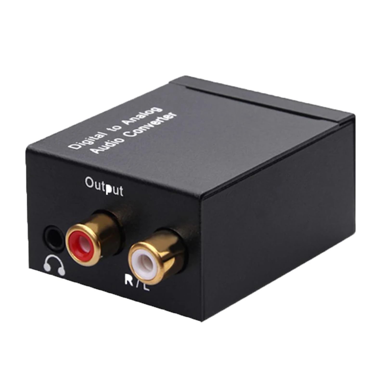 Wzmacniacz, 3 Szt. Światłowodowy Koncentryczny RCA,5 Mm Cyfrowy Na Analogowy Konwerter Audio Dekoder Wzmacniacz Sygnału Adapter Stereo R/L, dla Domu(B)