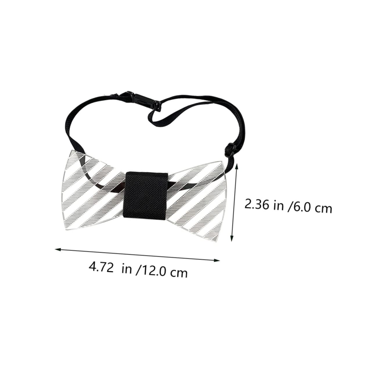Uonlytech 2stücke Bow Tie Für Partys Und Festivals Wiederaufladbare -fliege Stilvolles Kostümzubehör Für Und Dekoration Für Unvergessliche