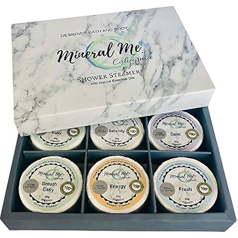 Organic Shower Steamers Aromatherpy - Natural Shower Bombs Vapor Tablets for Aromatherapy, Shower Tablets for Home Spa, Shower Melts, Relaxing Self Care Gifts for Men, Women, Kids, Teens, Him, Her Cover