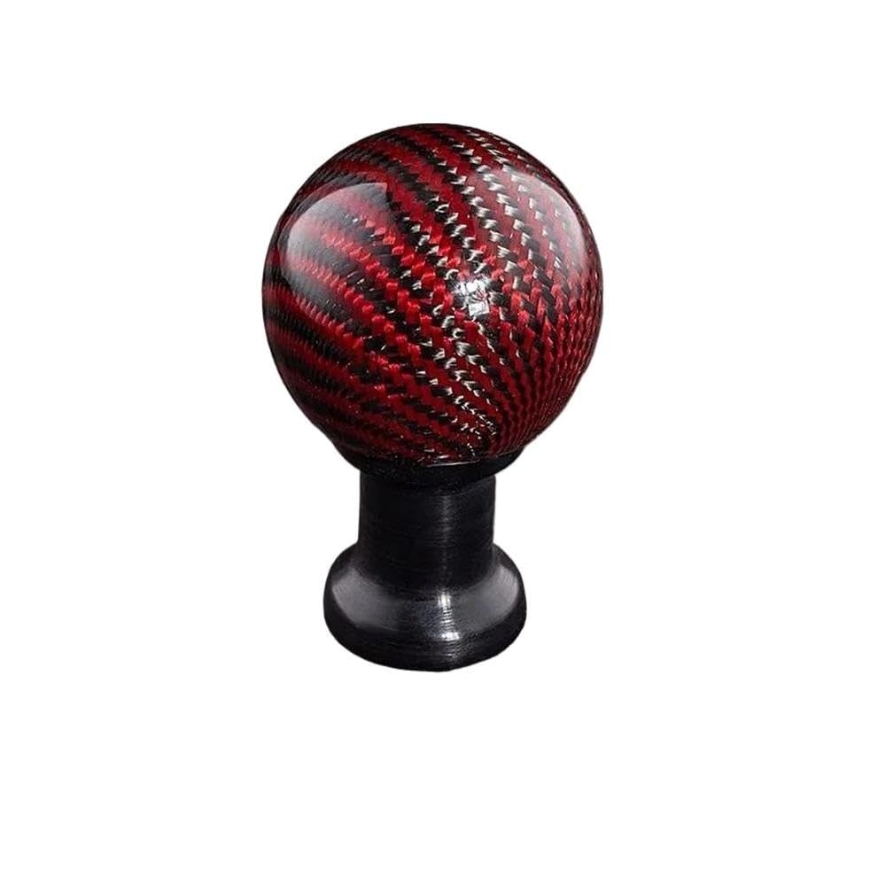 SXQPOCAR Real Carbon Fiber Gear Shift Knob for Mazda MX-5 2015-2024 Shift Lever Head(Red)