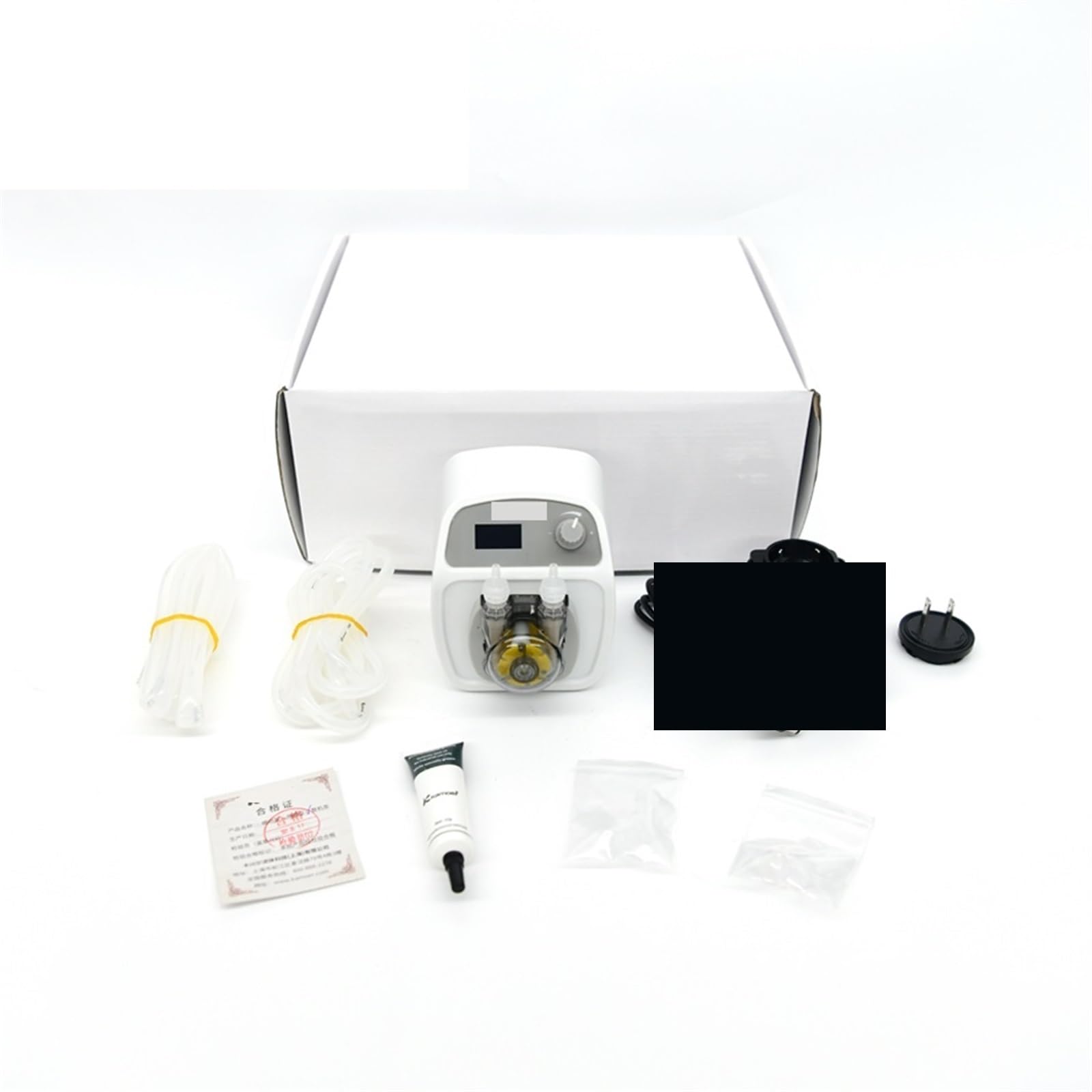 Pompa Peristaltica, Pompa dosatrice peristaltica da ml/min KXP100 Mini pompa for acqua laboratorio con, controllo della portata regolabile e motore passo-passo