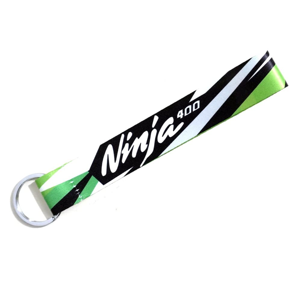 Ninja 400 Motorcycle Bike Car Tag (6 X 1 Inch) Cloth Multicolor Keychain-image-18