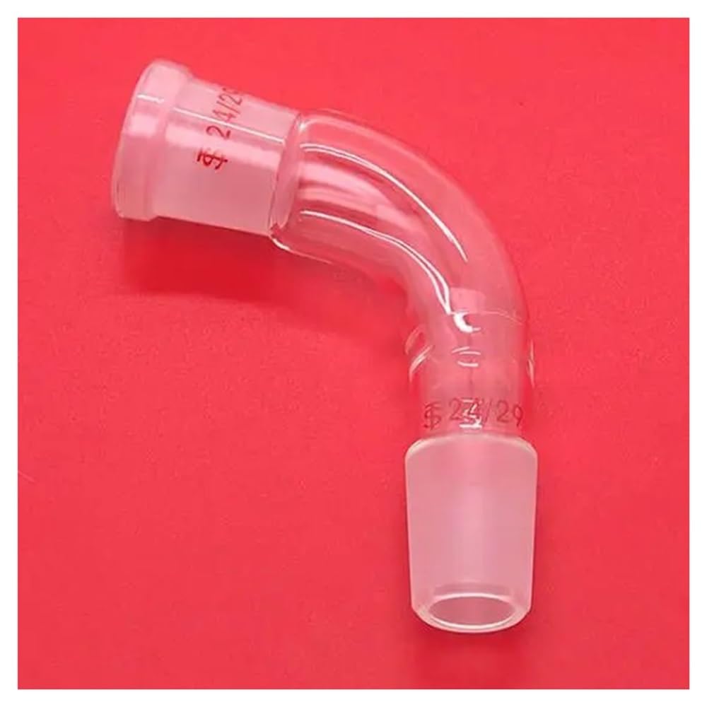 Cristalería de Laboratorio Adaptador de tubo de vidrio for cristalería de laboratorio, junta de 24/29, 105 grados