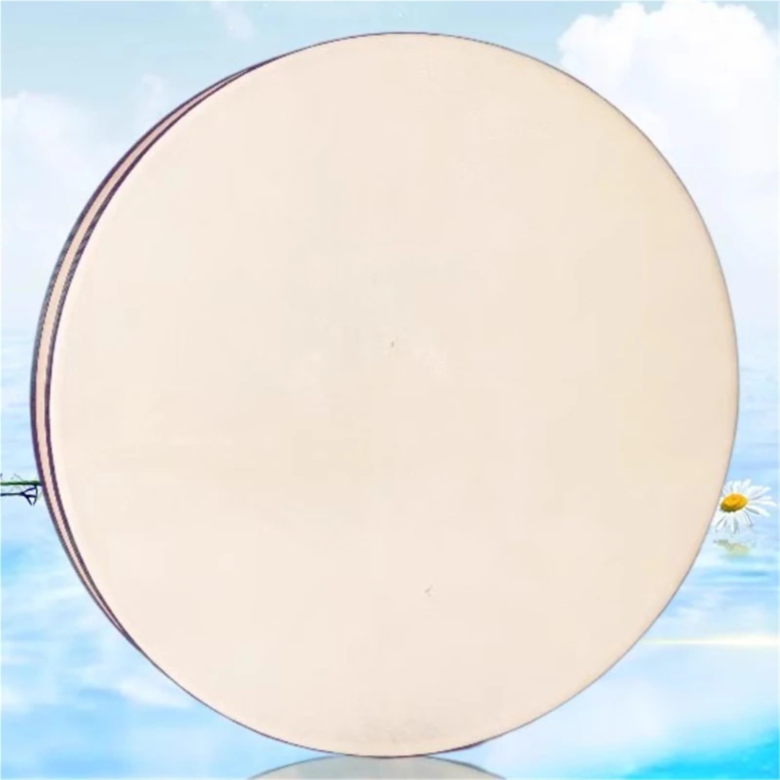 Ocean Drum Ocean Drum - Tambor profesional para yoga, meditación, ondas, sanación al aire libre, para relajación, simulando el mar (marrón, 16 pulgadas)