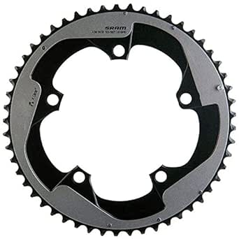 Plateau TRUVATIV Powerglide V4 130mm 53 Dents 10 Vitesses Gris - NEUF