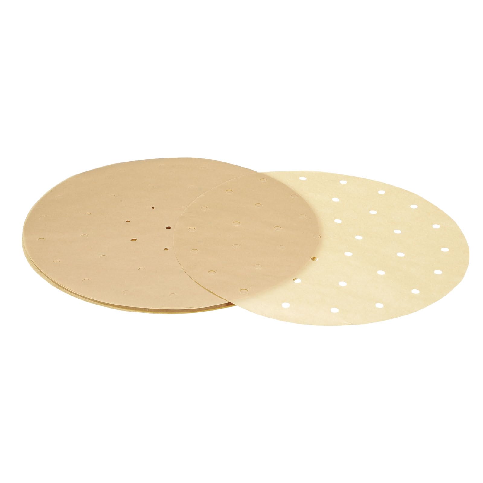 uxcell 100pcs Parchment Paper Rounds, 11 Inch Non Stick Baking Paper Parchment Sheet for Pizza Pan, Cake Pan, Springform Pan,Brown
