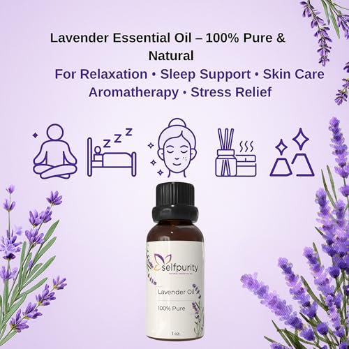 Aceite Esencial de Lavanda 1 Fl Oz 100% Puro Pack 12 miniatura 3