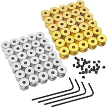 60 pcs Locking Pin Backs, DaKuan Pin Locks, Gold and Silver 30 Pieces Each, Lapel Pin Backs, Pin Backing, Accessories for Badges or Medals 6 5 mm