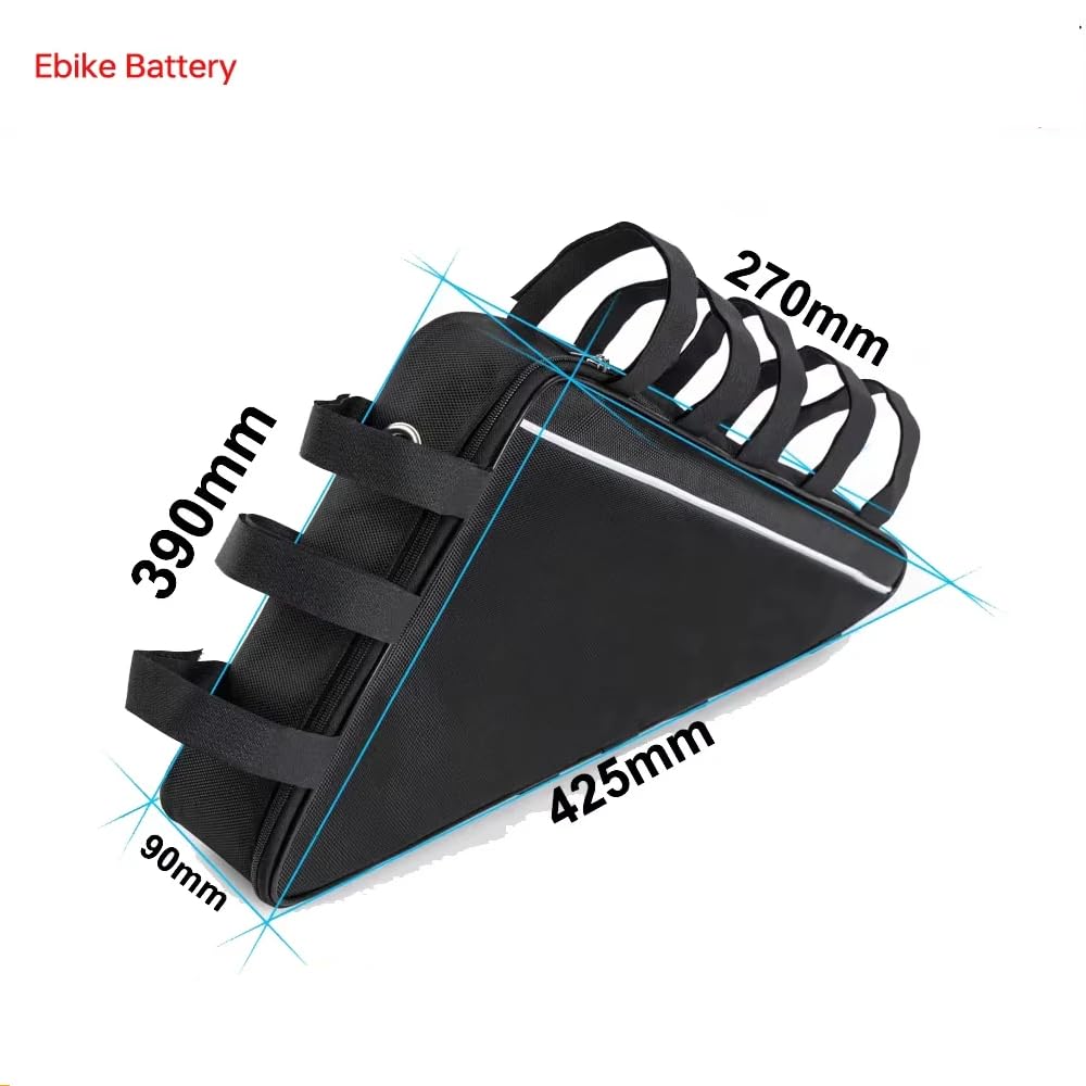 48V 20AH/36AH Puissant Triangle Lithium Ebike Batterie, 50A BMS, pour Max 48V 2000W Moteur, Comprend 5A Chargeur XT60 Connecteur (48V 20AH)