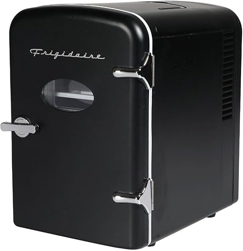 Miniatura 2 de Frigidaire 6 Can4L Capacity Mini Personal Retro Fridge Cooler Portable and Versatile, Includes AC Power Cord & 12V DC Car Adapter EEFMIS229-BLACK