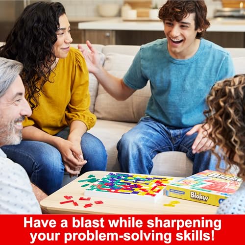 Mattel Games Blokus Spiel, Brettspiel für die Familie, Strategiespiel, für 2-4 Spieler, Gesellschaftsspiel, ab 7 Jahren, BJV44