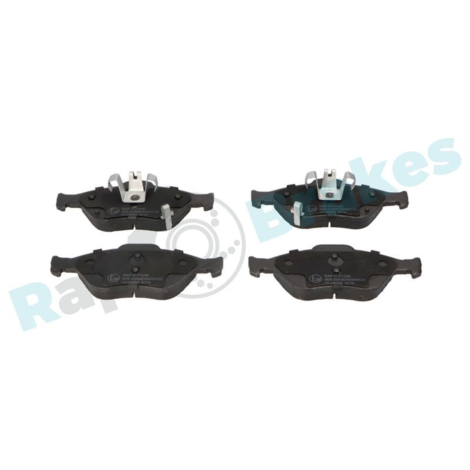 RAP Brakes Bremsenset 258mm vorne | R-D0275 + R-P1245 Kompatibel mit Yaris (_P13_),Yaris (_P9_)