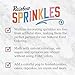 Watkins Rainbow Decorating Sprinkles, No Artificial Dyes, Perfect for Ice Cream and More, 9.3oz