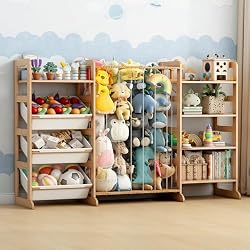 PIPLEO Solid Pine 3-in-1 Toy Storage Organizer (Lightning deal + Coupon).
