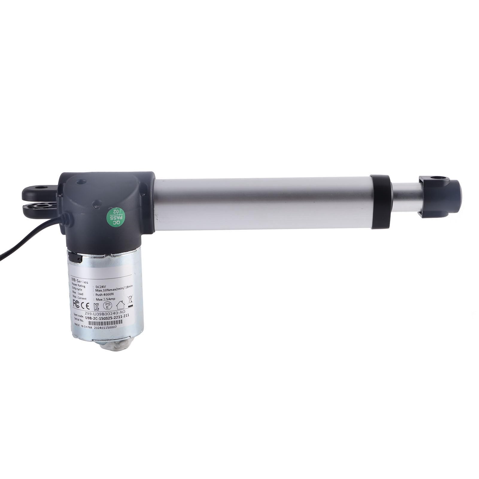 DC 24V 150mm Stroke Linear Actuator Maximum Load 4000N Heavy Duty Electric Sofa Massage Chair