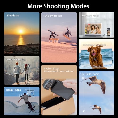 Generic M3 Pocket Camcorder, Vlogging Camera with 5K/30fps Video, 3.5'' Rotatable Touchscreen, Night Vision, Time-lapse, Compact Camcorder for Photography, YouTube - Image 5