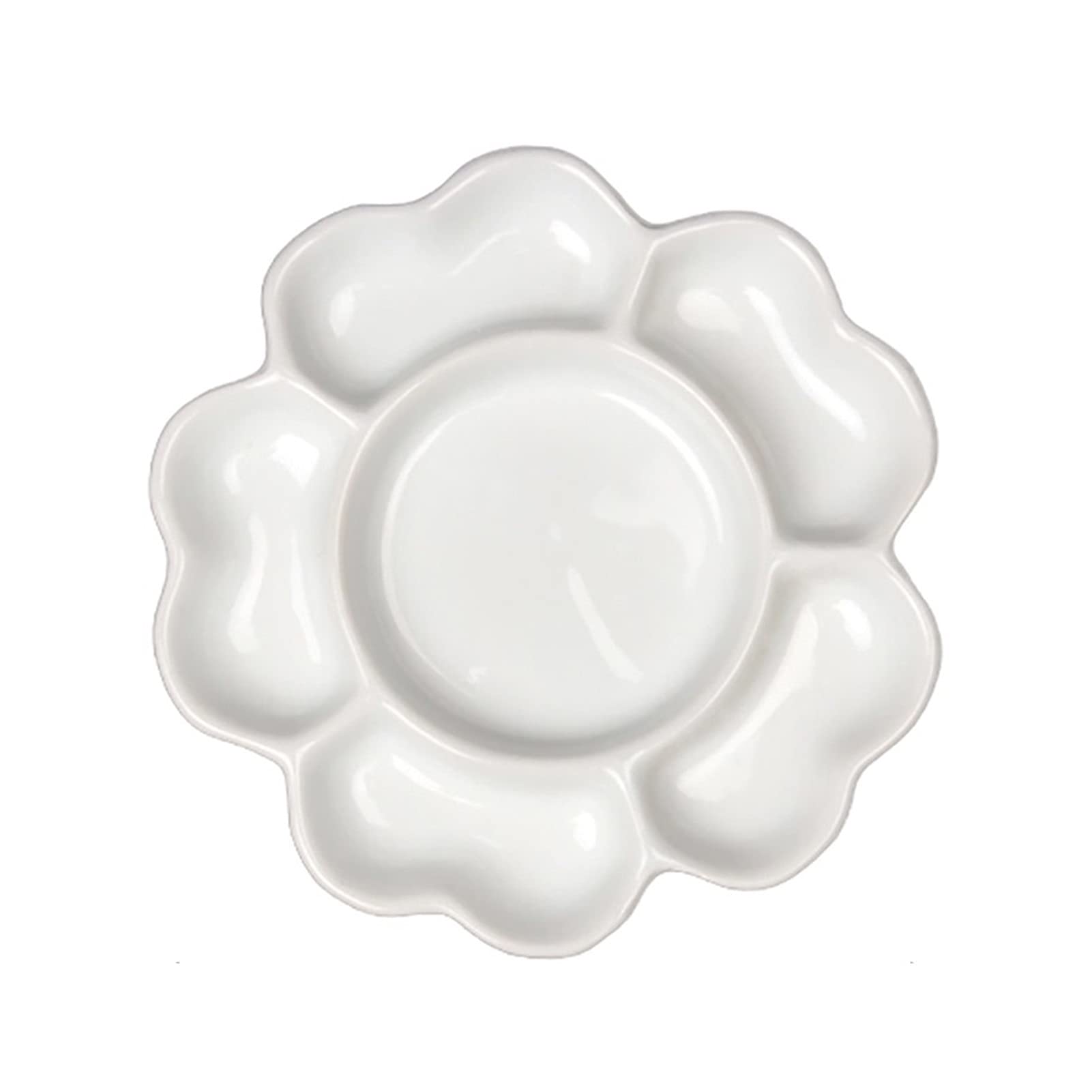 paleta akwarelowa paleta paleta taca porcelanowa, paleta, dla malarza lub pracowni artystycznych 8 cali, 6 cali (kolor: 6 cali)