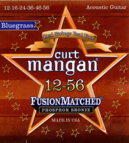 Curt ManganFusion Matched Phosphor Bronze Bluegrass Acoustic Strings (12-56)