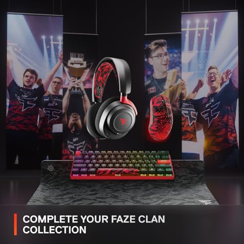 SteelSeries QcK Gaming Surface: FaZe Clan Edition – XXL Thick Cloth – Sized to Cover Desks – Optimized For Gaming Sensors - Image 5