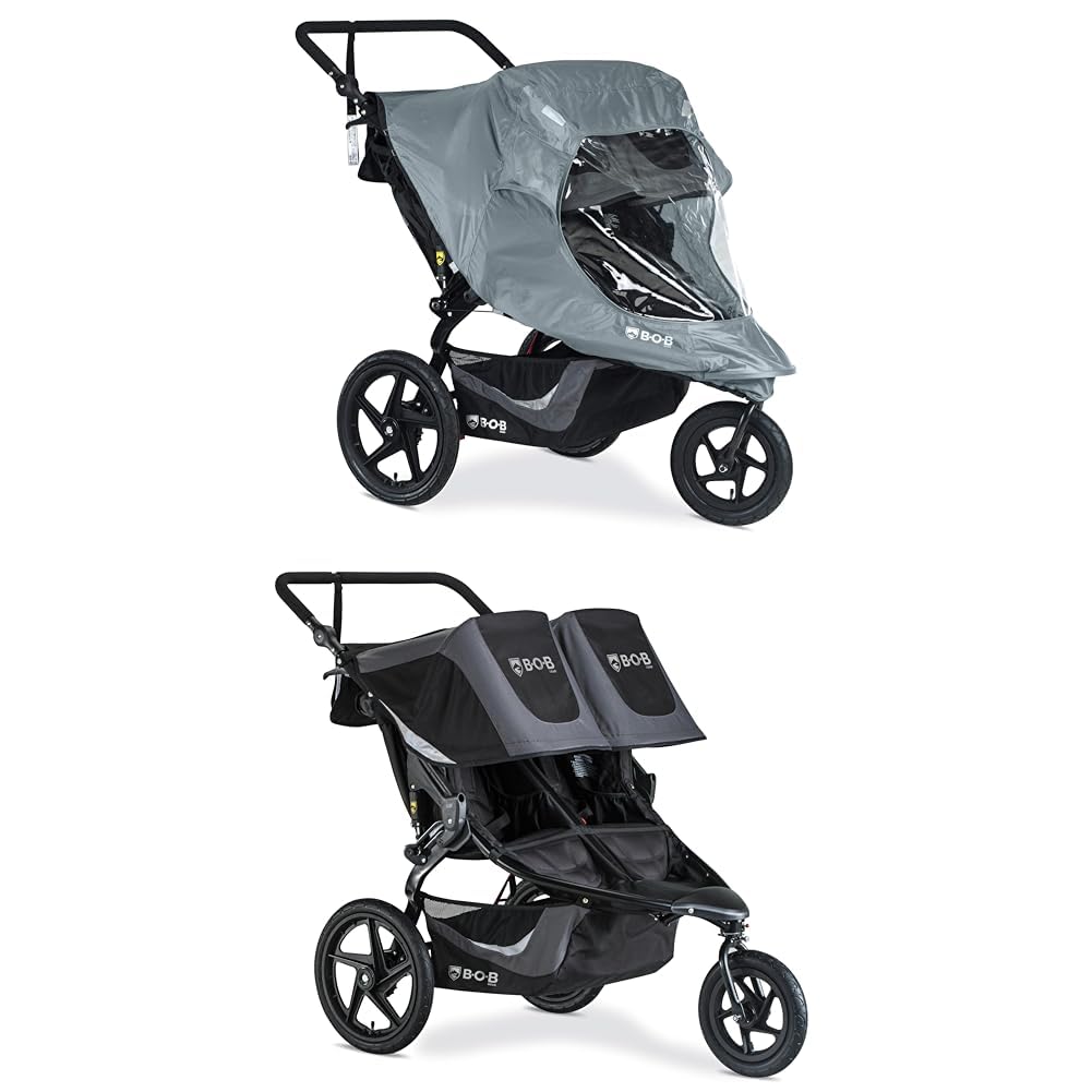 Amazon.com : BOB Gear Revolution Flex 3.0 Duallie Double Jogging Stroller,  Graphite Black : Baby