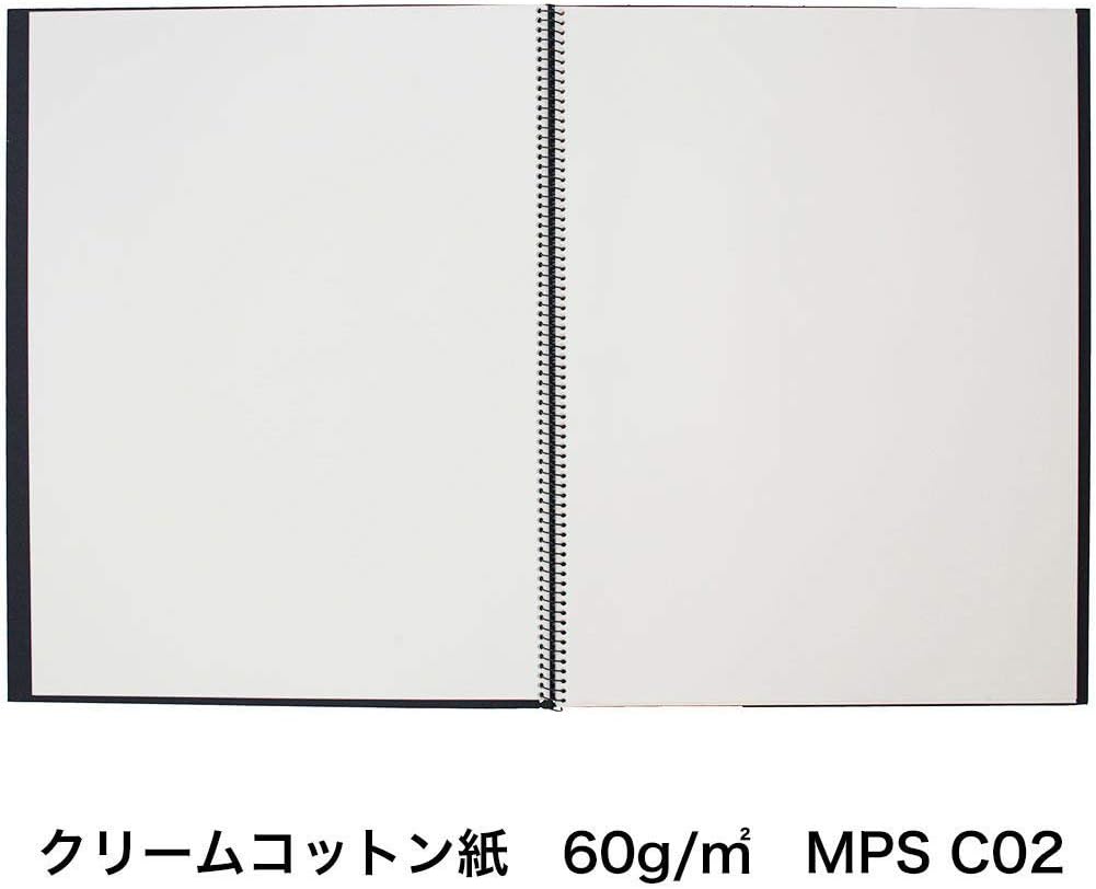 Maruman sketch book large cream cotton paper 356 × 268mm SL2 (Red, White out one color. Color Random)