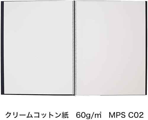 Miniatura 4 de Maruman cuaderno de bocetos grande de algodón crema papel 356 × 10.551 in SL2 (rojo, blanco hacia fuera un color. Color al azar)