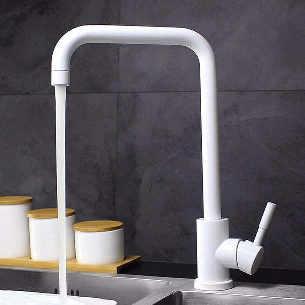 Mitigeur de cuisine rotatif noir pour simplifier la vaisselle et le nettoyage quotidien