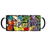 Dragon Ball Farbwechsel Tasse – wärmeempfindliche Kaffeetasse,perfekte Geschenkoption,13 oz,zaubertasse 330 ml,D