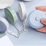 1pc Plastic Tape Measure, 59.06 Inch, ClothingMeasuring Tape, Cute Mini Soft Tape, AutomaticRetractable Type