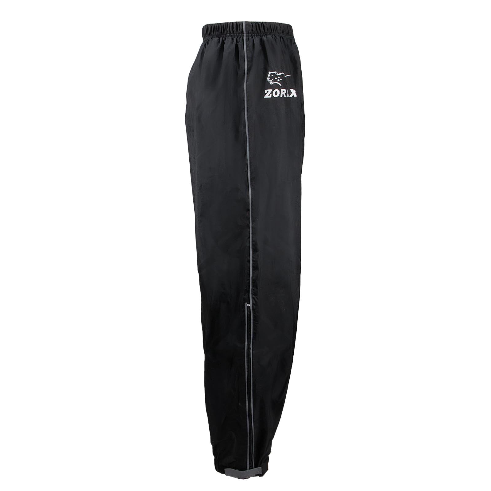Zorax Motorbike Motorcycle Waterproof Adult Rain Trousers Rain Pants for Men Women with Reflective Stripes, Carry Bag
