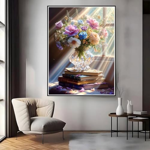 Diamond Painting Fleur 80x120 cm - Broderie Diamant Grand Format