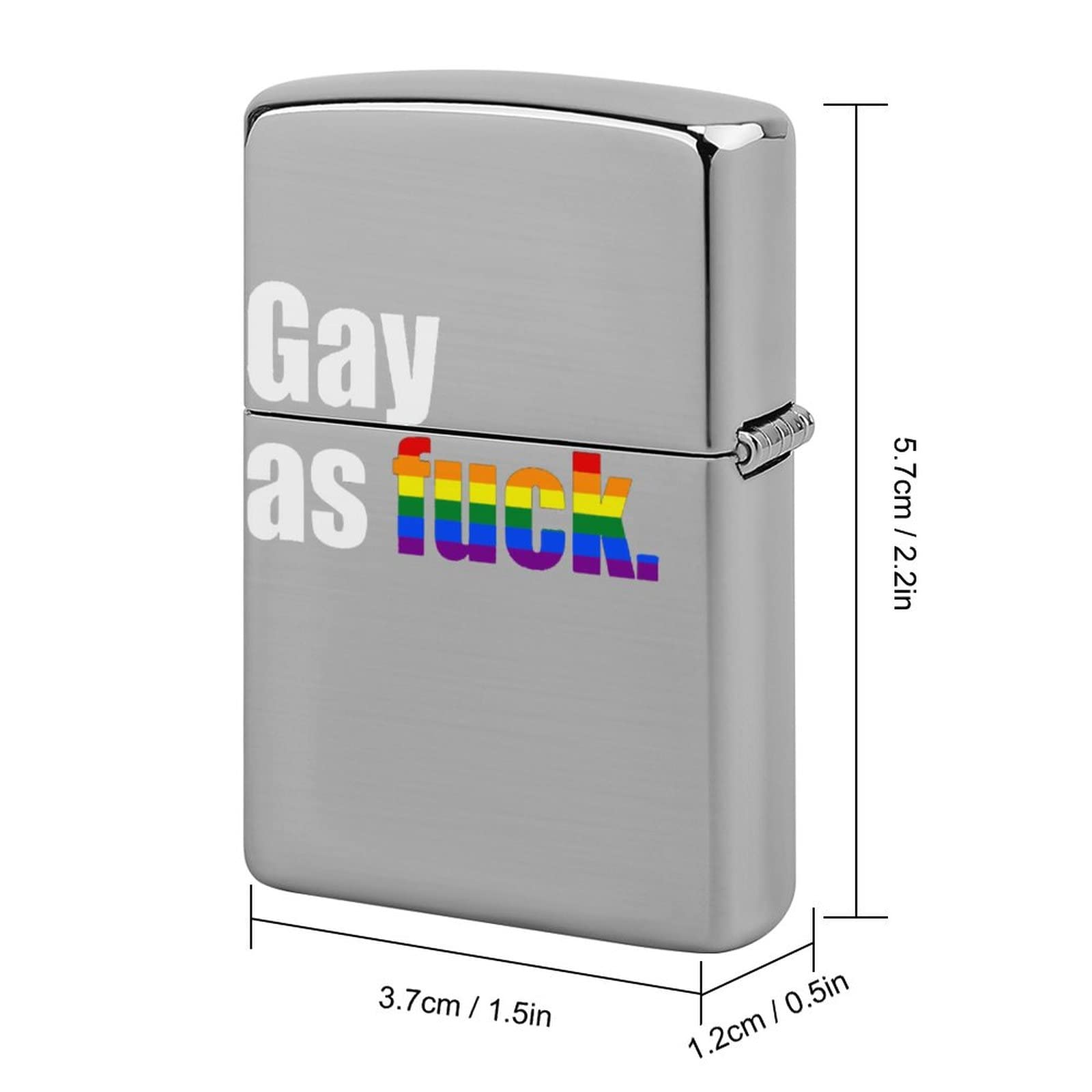 Amazon.co.jp: Gay AS Fxxk ZIPPOケース ライター アーマー