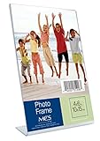 MCS Bent Acrylic Picture Frame 4 by 6-Inch, Vertical