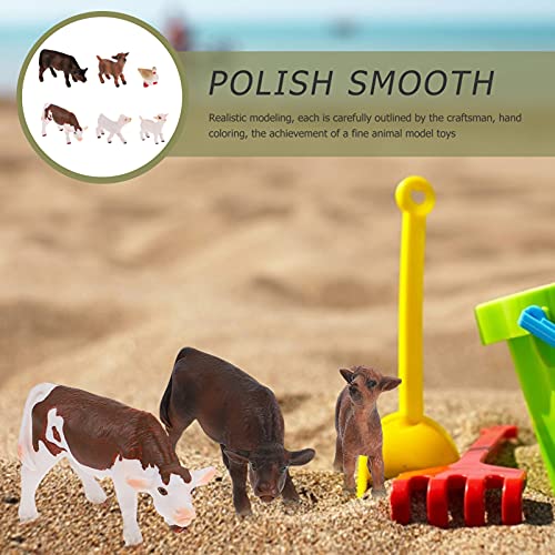 Artibetter Mini-Bauernhof-Tierfiguren, Bauernhoftier, Miniaturen, Tierfiguren, Spielzeug, Tiermodelle, Zubehör für… – Bild 3