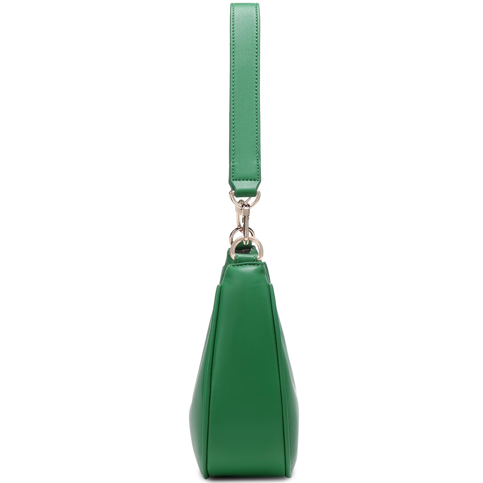 Women's Shoulder Bags Cute Hobo Purses Vintage Handbags with Zipper Lightweight Underarm for Dating Shopping Gift (Green) view 7