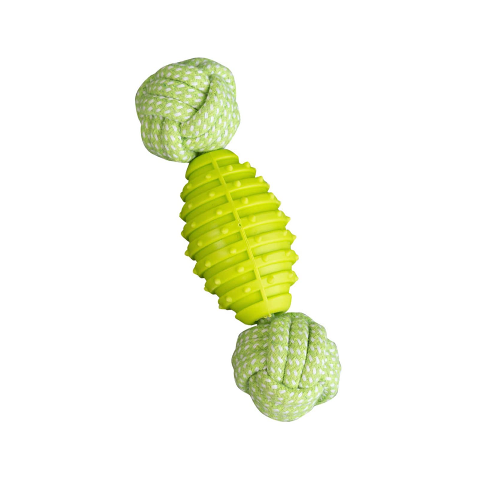 NGHJF Pelota de doble cabeza resistente a mordeduras, juguetes molares para perros, eliminar el mal aliento, limpiar los dientes y aliviar el aburrimiento Juguetes para perros pequeños Kong Perros