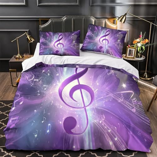 Housse de couette 3D baroque King 220x240cm en microfibre de luxe - 2