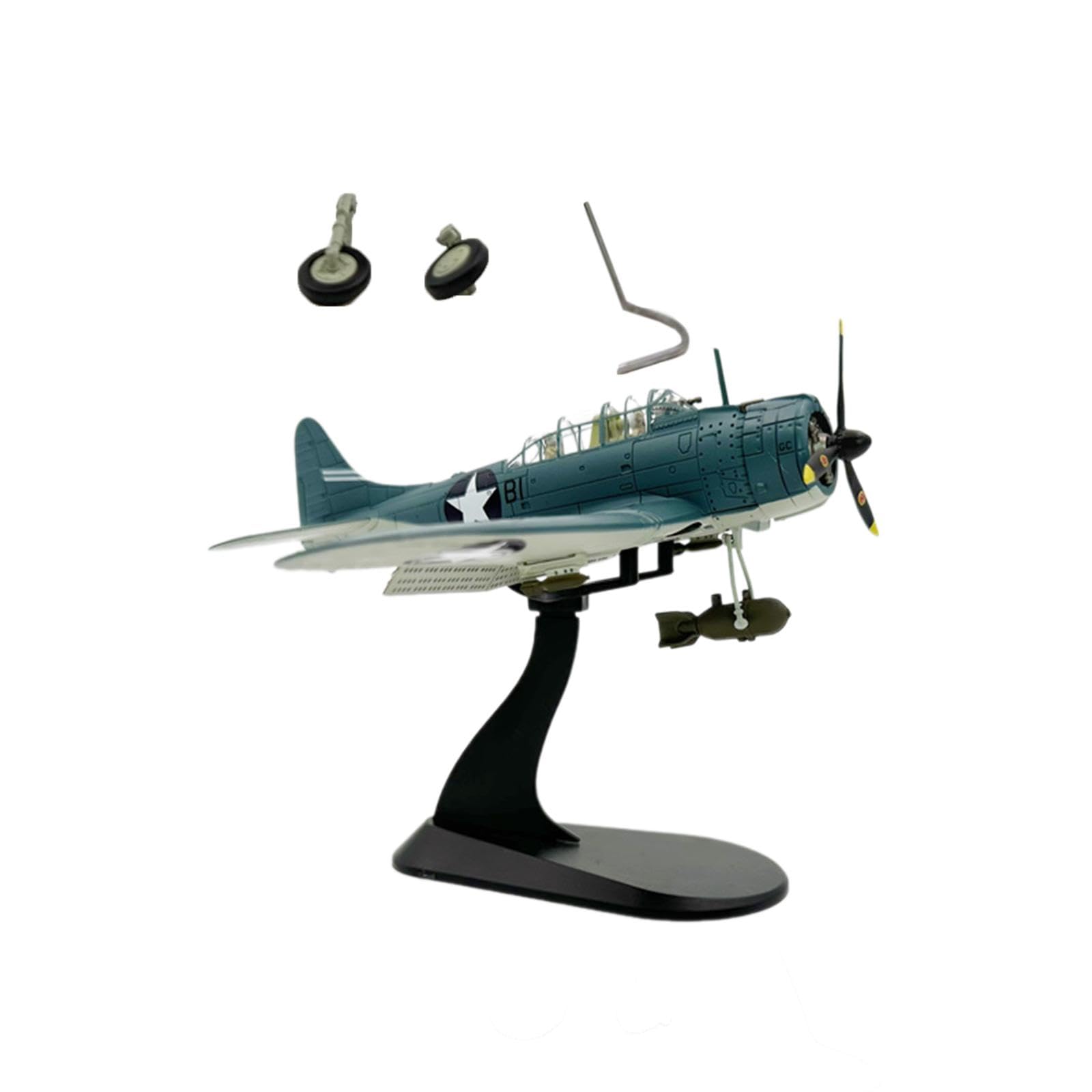Amazon | PEWETE ダイキャスト合金戦闘機 1/72 ドーントレス 急降下 